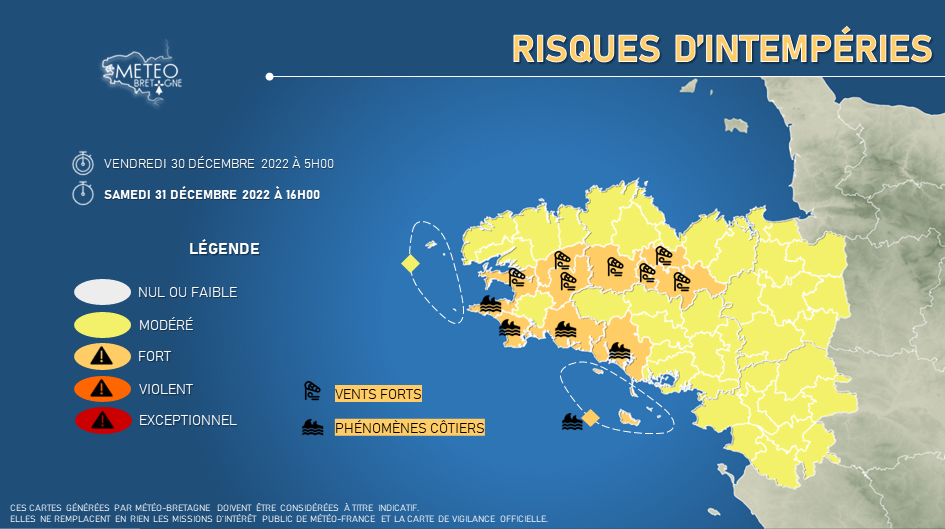 Coup de vent et fortes vagues Actualités météo Météo Bretagne