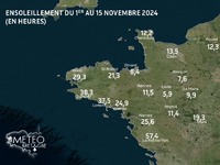 Illustration de l'actualité Un ensoleillement particulièrement faible sur l'Ille-et-Vilaine depuis le début du mois