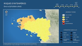 Illustration de l'actualité Un coup de vent durable jusqu'à dimanche soir sur le Finistère et le Trégor