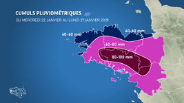 Illustration de l'actualité Vers des cumuls de pluies très importants ces prochains jours !