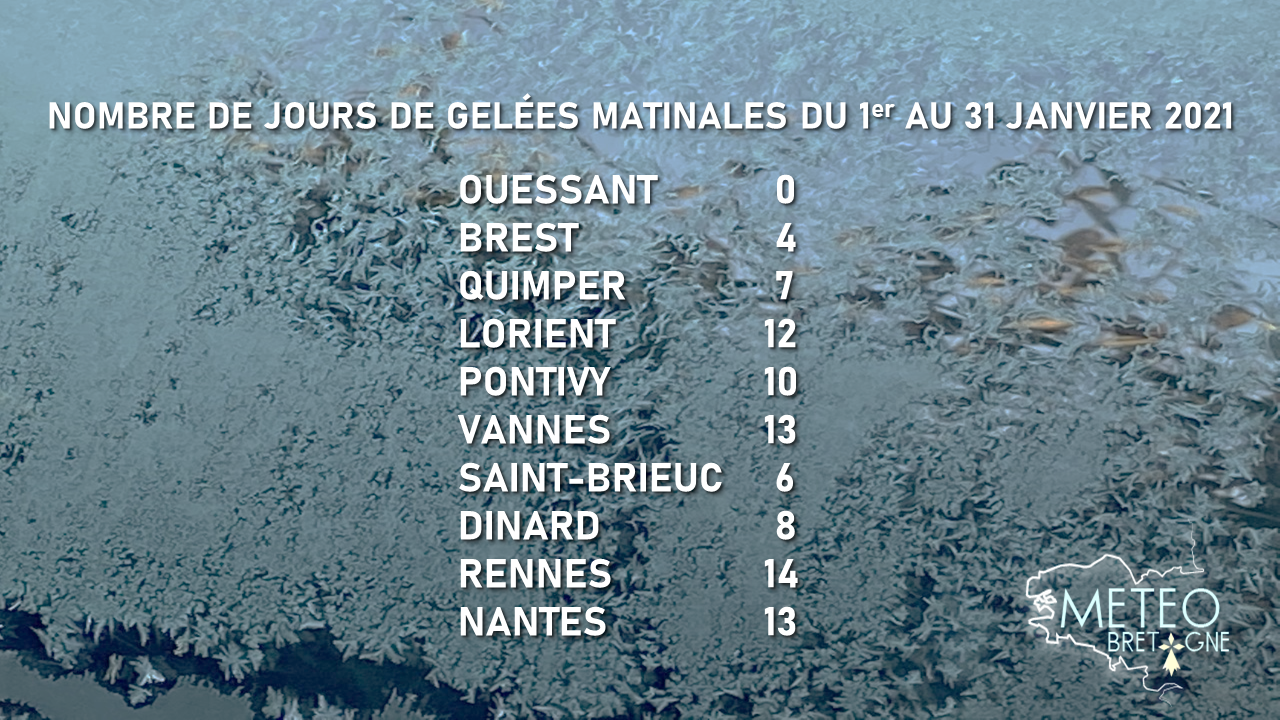 Bilan Climatique Du Mois De Janvier 2021 En Bretagne Actualites Meteo Meteo Bretagne